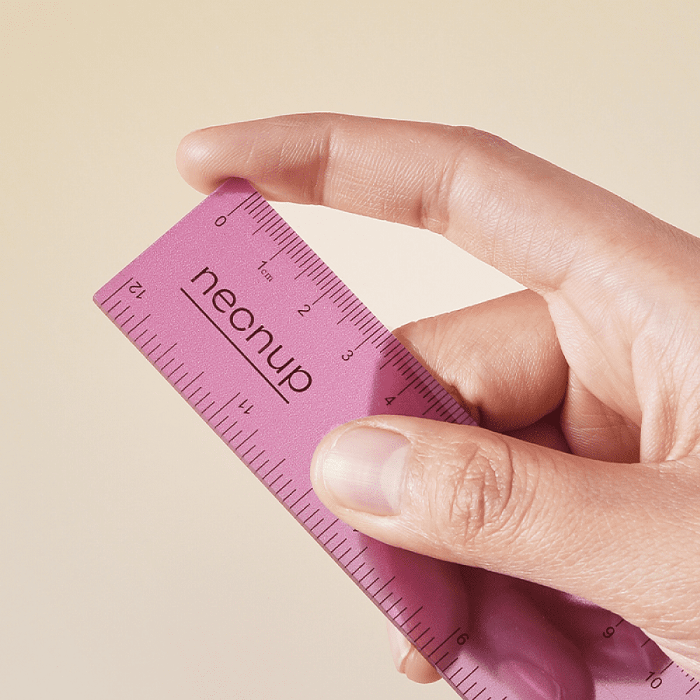 Линейка "Deli EH654", 30 см, прозрачный, ассорти градиент  - 2