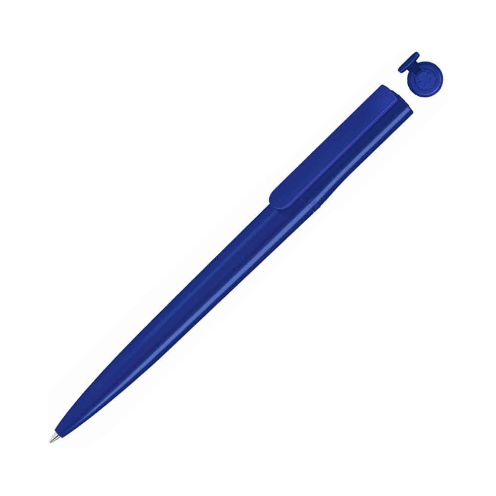 Ручка шариковая автоматическая "Pet Pen Recycled", 1.0 мм, темно-синий, стерж. синий