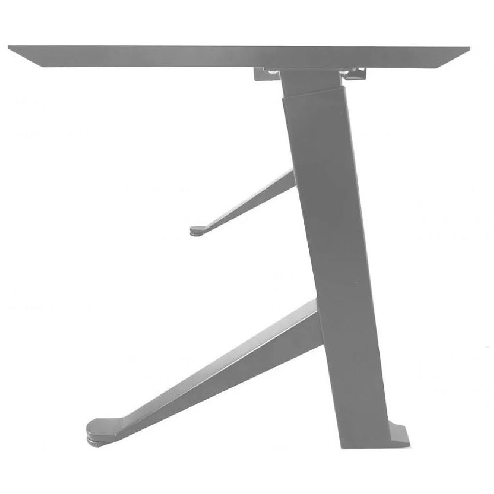 Каркас стола с электроприводом одномоторный 2-х ступенчатый "Waltz A2Y-RH-SLN", USB зарядка, серый - 3