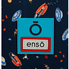 Мешок для обуви Enso "Outer space", 34x27 см, полиэстер, синий, черный - 4