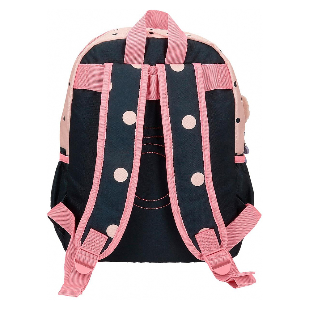 Рюкзак школьный Enso "Friends together", L, розовый, темно-синий - 5