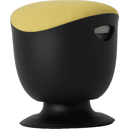 Стул для активного сиденья "Tulip", пластик, черный, желтый 