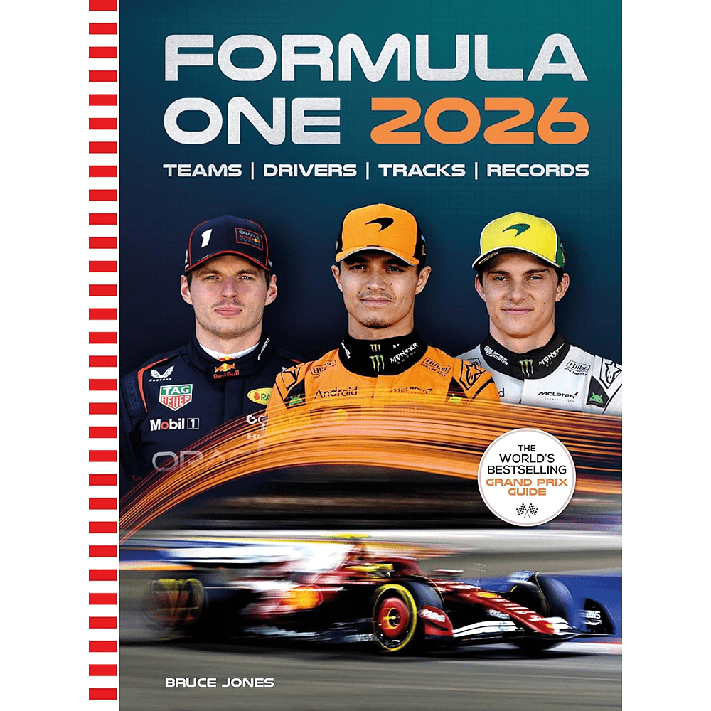 Книга на английском языке "Formula One 2026. The World’s Bestselling Grand Prix Guide", Bruce Jones