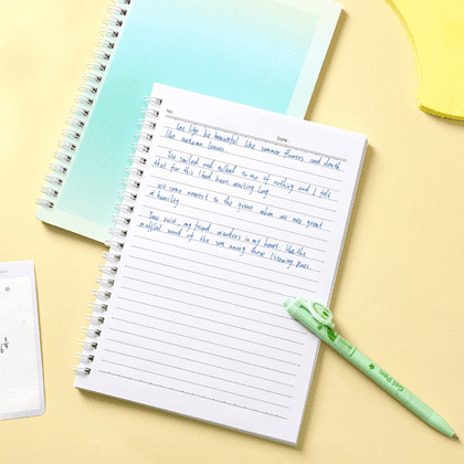 Блокнот "Deli", А5, 60 листов, в линейку, градиент ассорти - 2