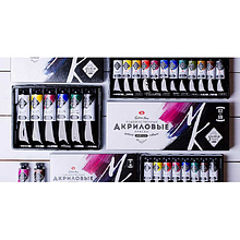 Краски акриловые "Мастер Класс" 12 цв., 18 мл., подарочный