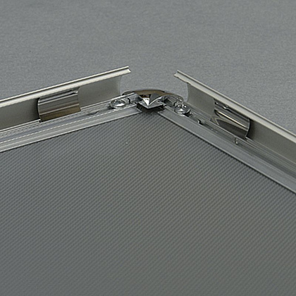 Рамка плакатная, А4, серебристый - 3