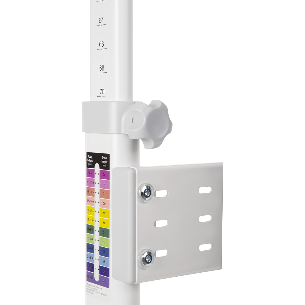 Комплект Ergosmart ученический Smart 100: парта E603 GREY, полка к парте E611 WHITE, накладка  на стол Е511 - 8