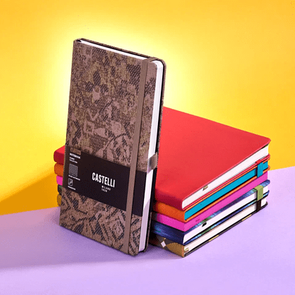 Блокнот "Shabby brown texture", А5, 96 листов, линейка, коричневый - 4