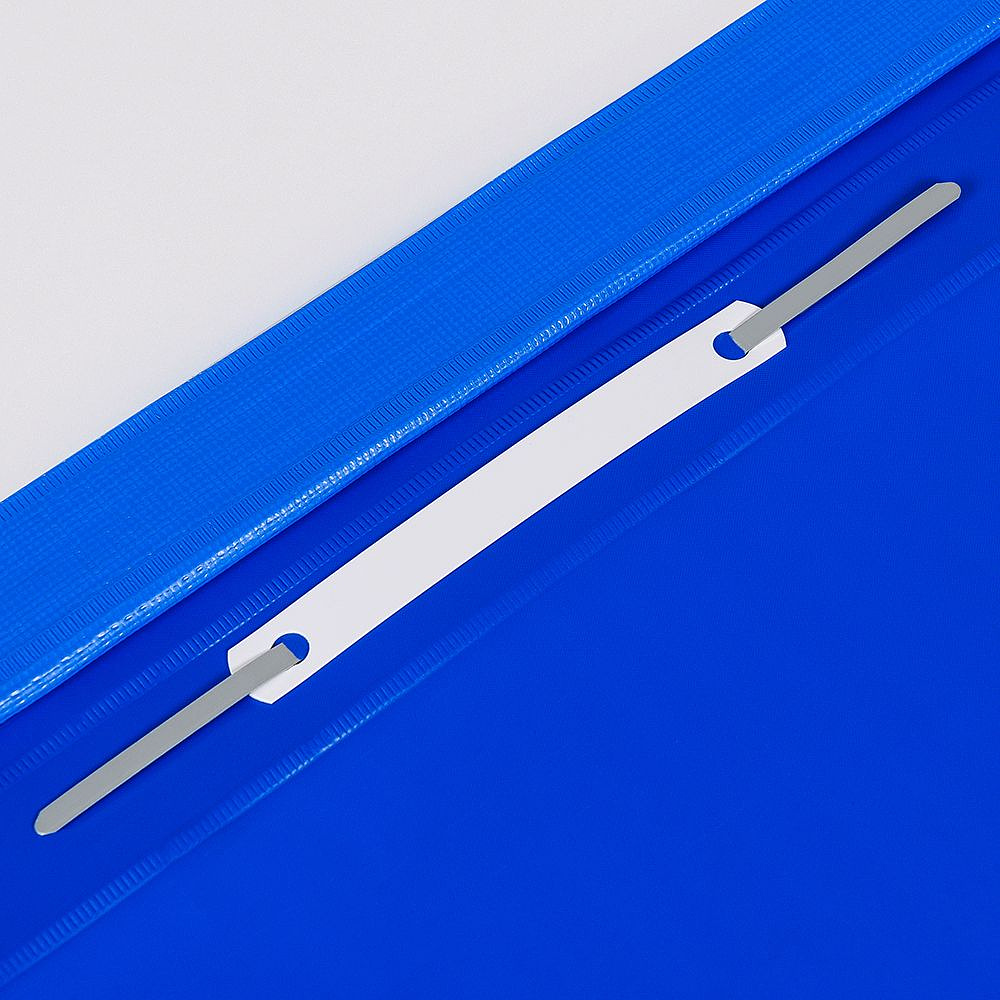 Папка-скоросшиватель с перфорацией "Donau", A4, синий - 2