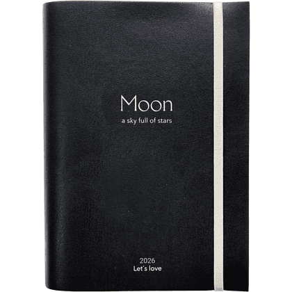 Ежедневник датированный "Universe" 2026, А5, 352 страницы, черный