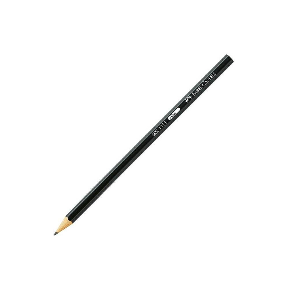 Карандаш простой "Faber-Castell 1111", HB, без ластика, черный 021017 ...