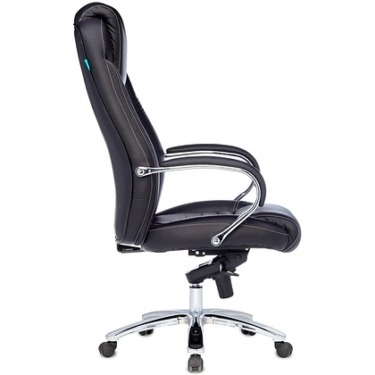 Кресло для руководителя Бюрократ "T-9923SL", кожа, металл, черный - 3