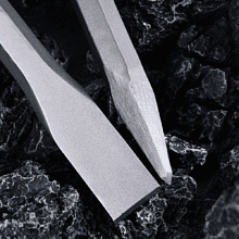 Зубило пиковое Deli YS EDH-HJZ017-E1, для отбойного молотка, 17 x 280 мм, HEX