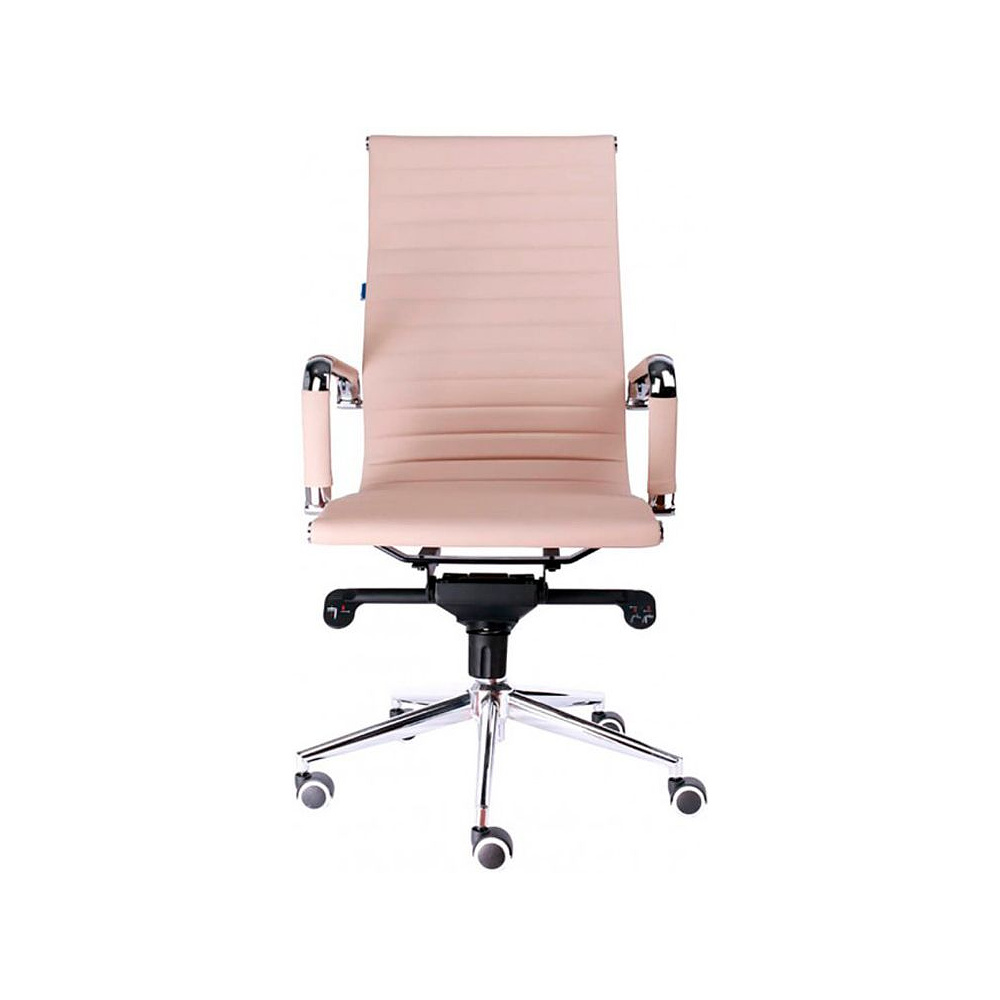 Кресло для руководителя EVERPROF "Rio M", экокожа, металл, бежевый - 2