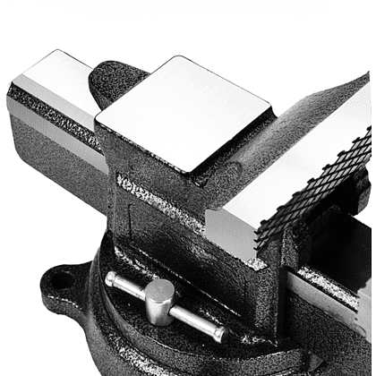 Тиски стальные Deli YS EDL2906Z, поворотные, с наковальней, 6"-150 мм - 3