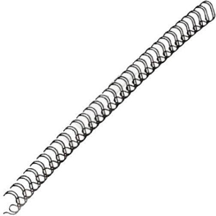 Пружины для перфопер. мет (21 отв) 10 мм черн 100 шт