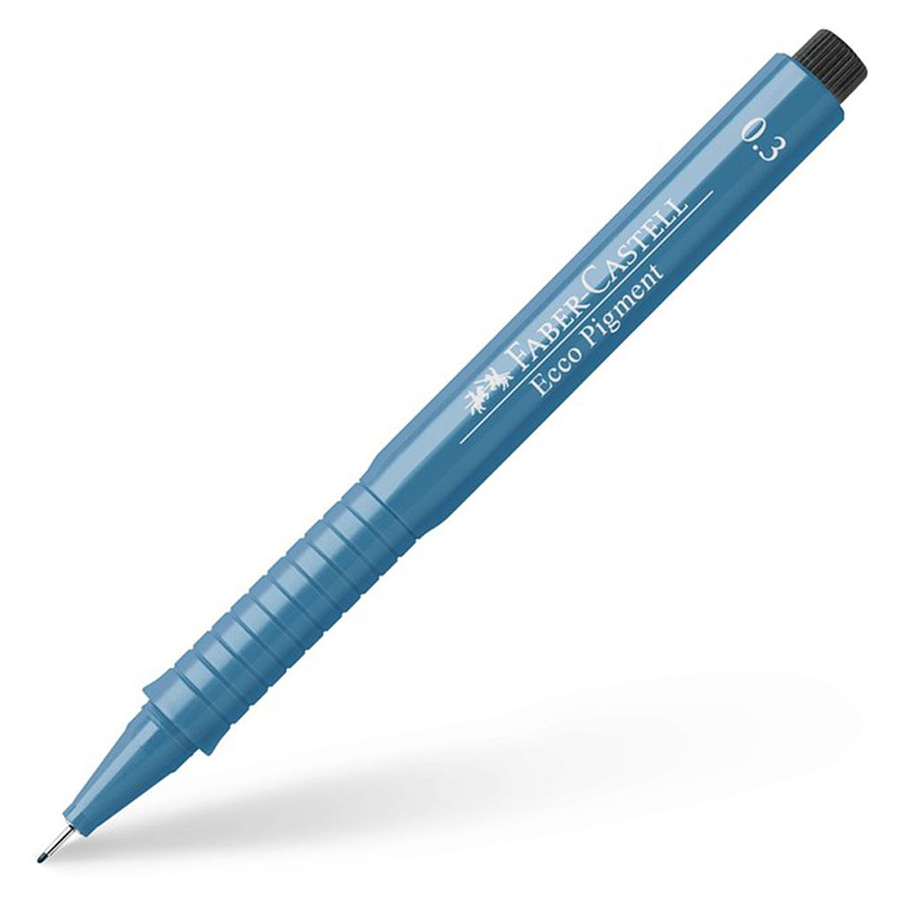 Ручка пигментная "Ecco Pigment", 0.3 мм, синий