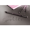 Карандаш простой "Sparkle", B, черный, розовый - 5