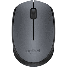 Мышь Logitech "M170 Grey", беспроводная, 1000  dpi, 3 кнопки, серый