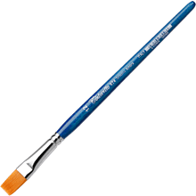 Кисть для рисования "Tintoretto Amber", синтетика, плоская, №12