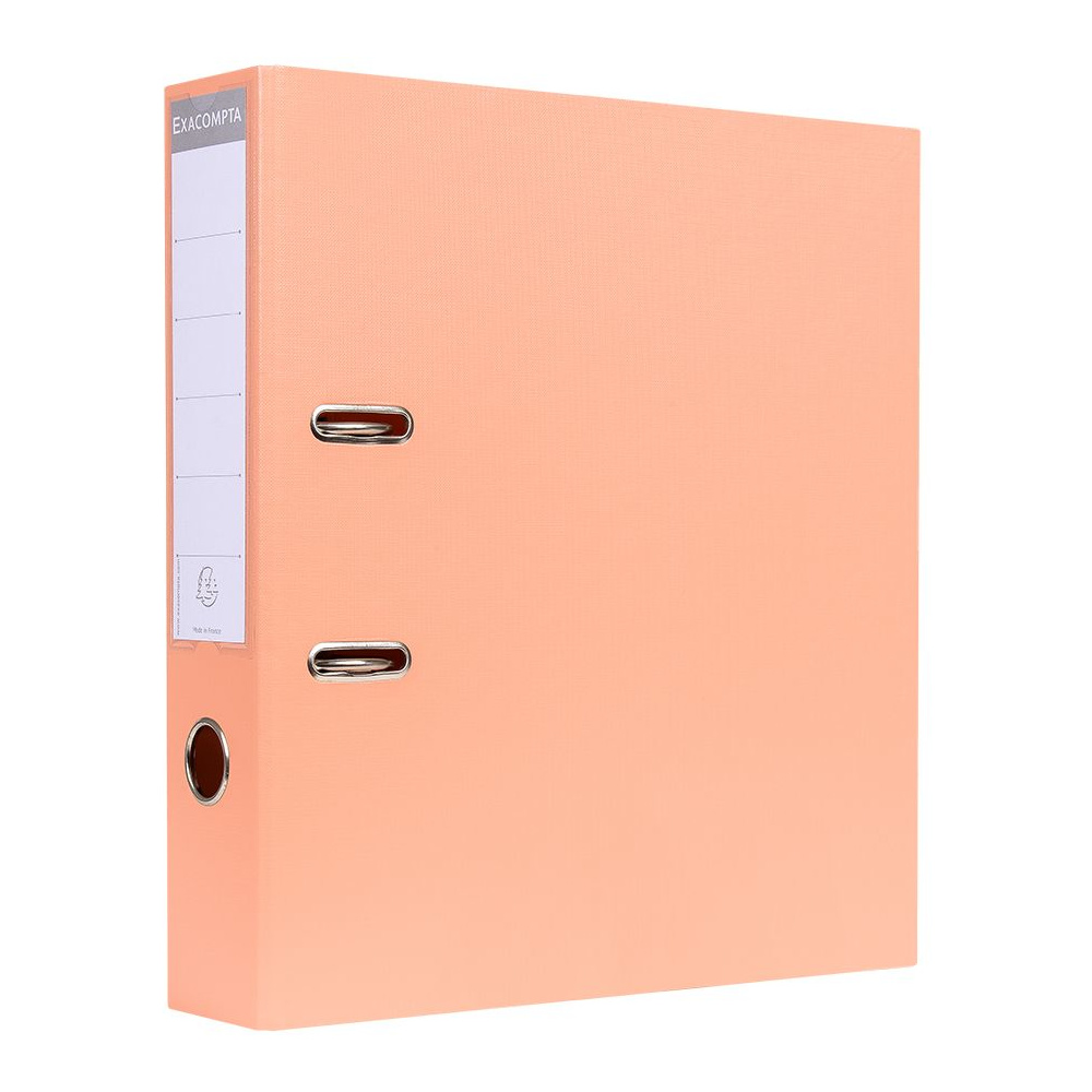 Папка-регистратор, A4, 70 мм, ПВХ, лососевый