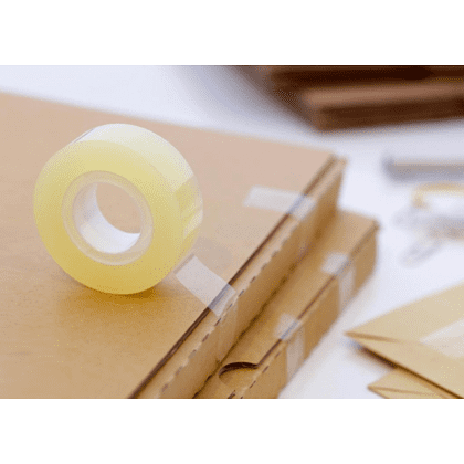 Клейкая лента прозрачная  "3М Scotch", 15x33 мм/м - 3