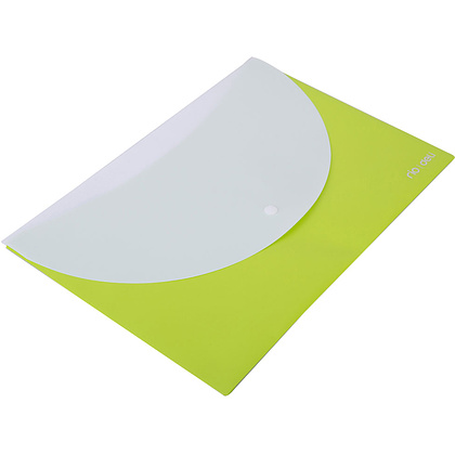 Папка-конверт на кнопке "Deli", A4, ассорти - 3