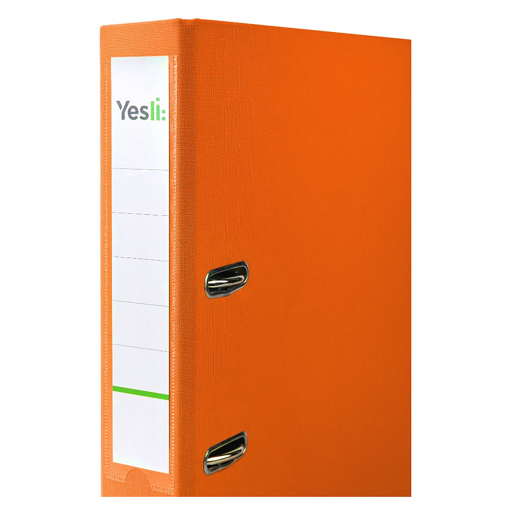 Папка-регистратор "Yesli:", А4, 50 мм, ПВХ, оранжевый - 2