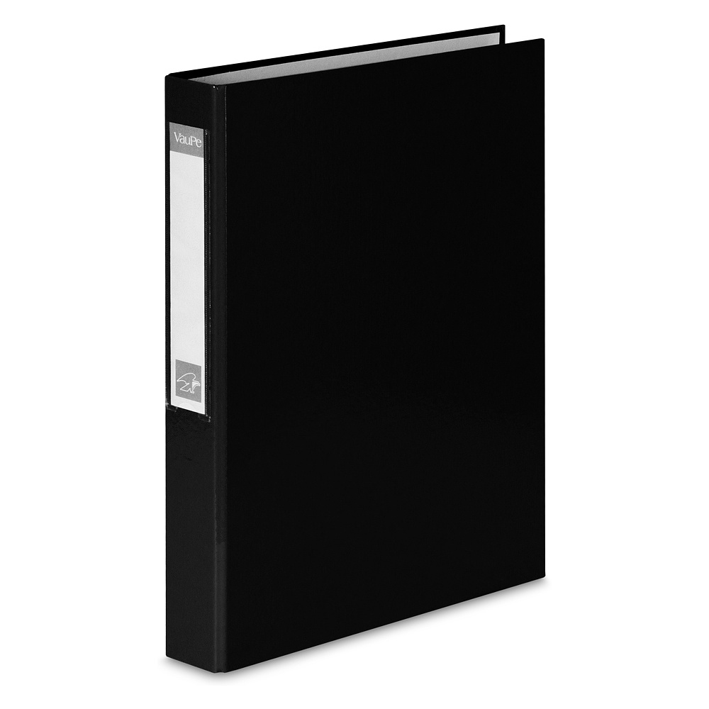 Папка на кольцах "VauPe", 2 кольца, А4, черный