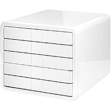 Блок из 5-и лотков закрытый "iBox", закрытый, белый