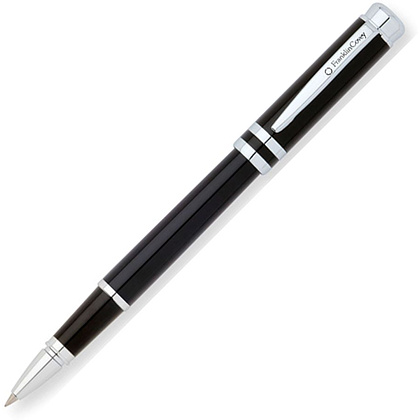Ручка-роллер "Freemont", 0.7 мм, черный, серебристый, стерж. черный