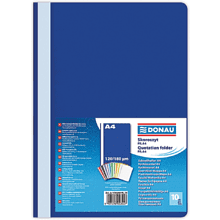Папка скоросшиватель "Donau",  А4,  темно-синий