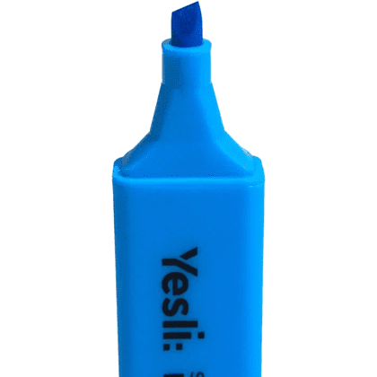 Маркер текстовый "Yesli:", голубой - 6