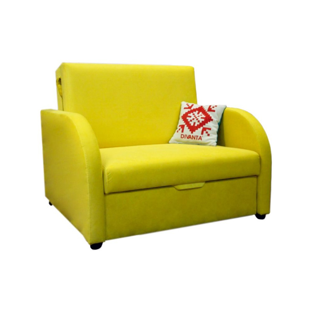 Кресло-кровать "Премьер 3/800-1", желтый цвет обивки - 3