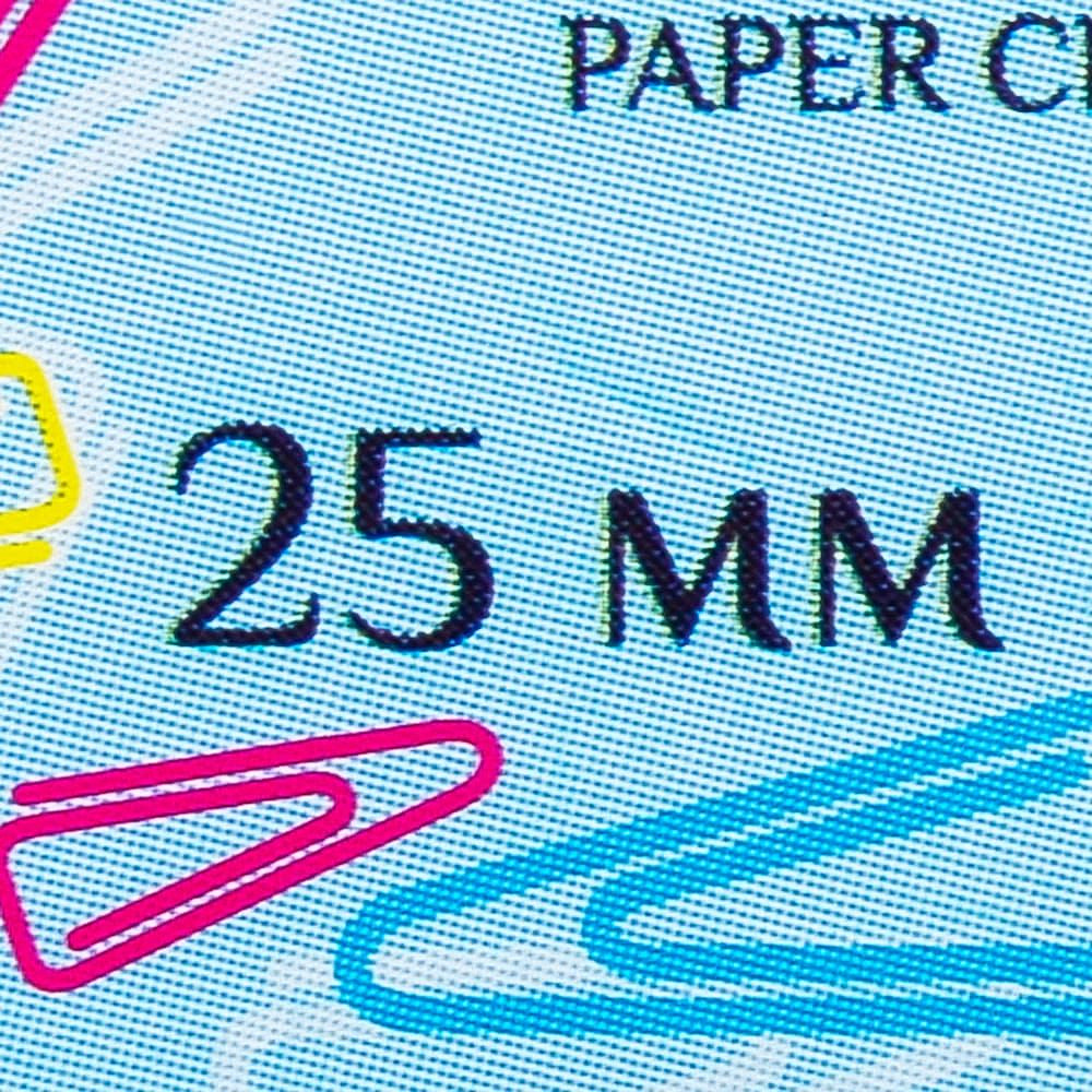 Скрепки цветные треугольные "Бугинком", 25 мм, 100 шт, ассорти - 4