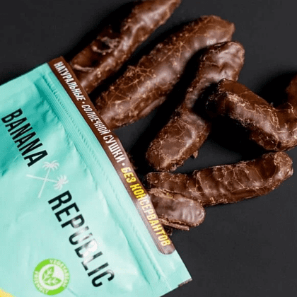 Конфеты "Banana Republic", 90 гр, банан сушеный в глазури - 2