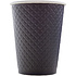 Стакан картонный "Waffle", 300 мл, 2 слоя, 25 шт/упак, черный