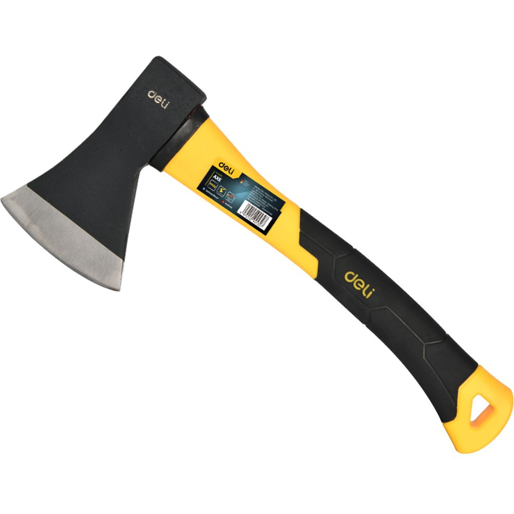 Топор Deli "EDL5709", 0.8 кг,  фиберглассовая рукоятка
