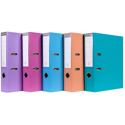 Папка-регистратор, A4, 70 мм, ПВХ, лиловый - 7