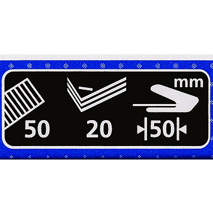 Скобосшиватель "HS-J10", №10, 20 листов, синий - 2