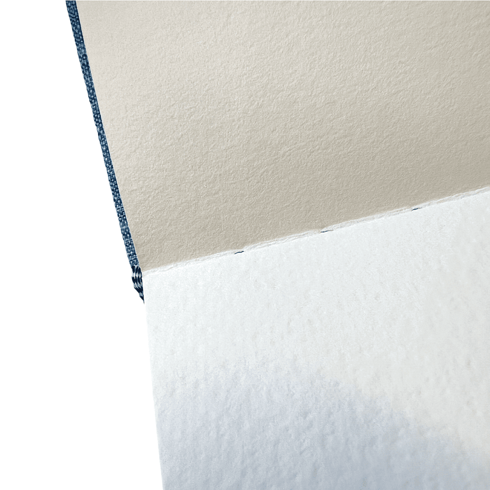 Cкетчбук для акварели "Potentate", холодный пресс, 12х12 см, 300 г/м2, 24 листа, джинс - 4