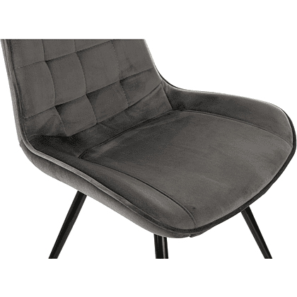 Стул Бюрократ "CH-K2", ткань, темно-серый, металл - 5