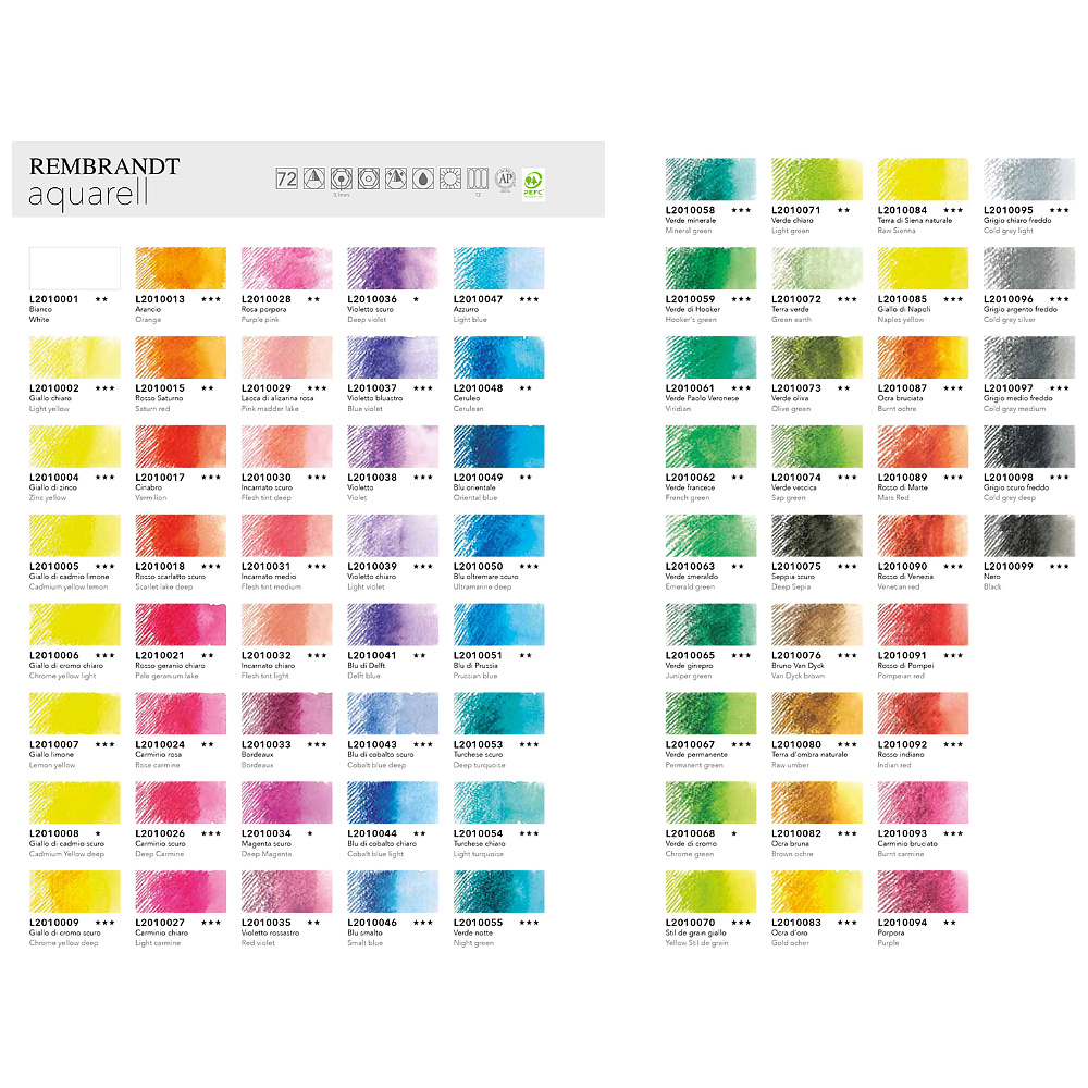 Карандаш акварельный "Rembrandt Aquarell", 094 пурпурный - 2