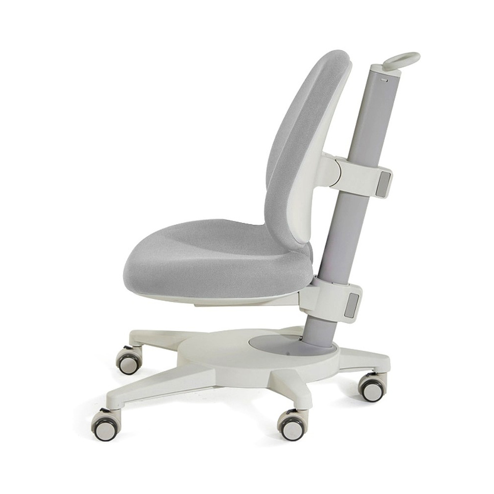 Кресло детское Ergosmart Gulliver, ткань, пластик, корпус белый, с чехлом салатовым, серый - 2