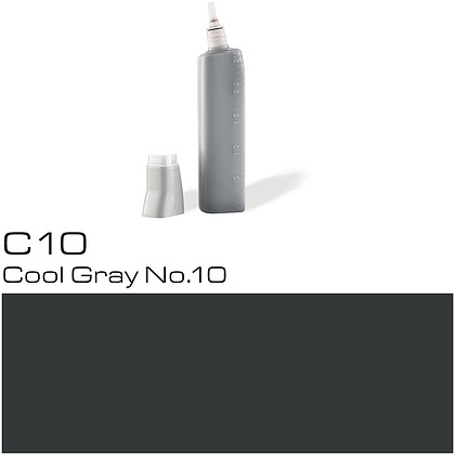 Чернила для заправки маркеров "Copic", C-10 холодный серый №10