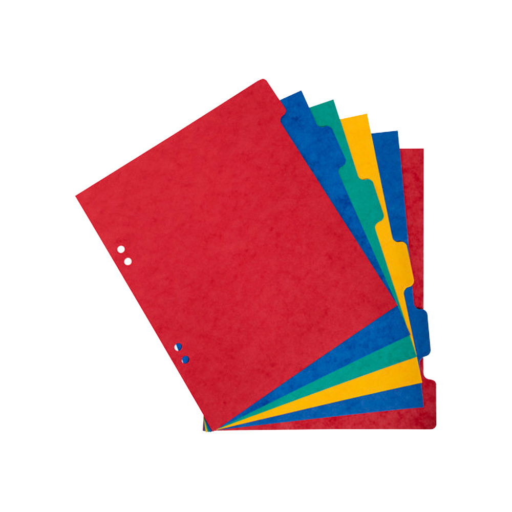 Разделитель "Exacompta", А5+, ассорти - 2