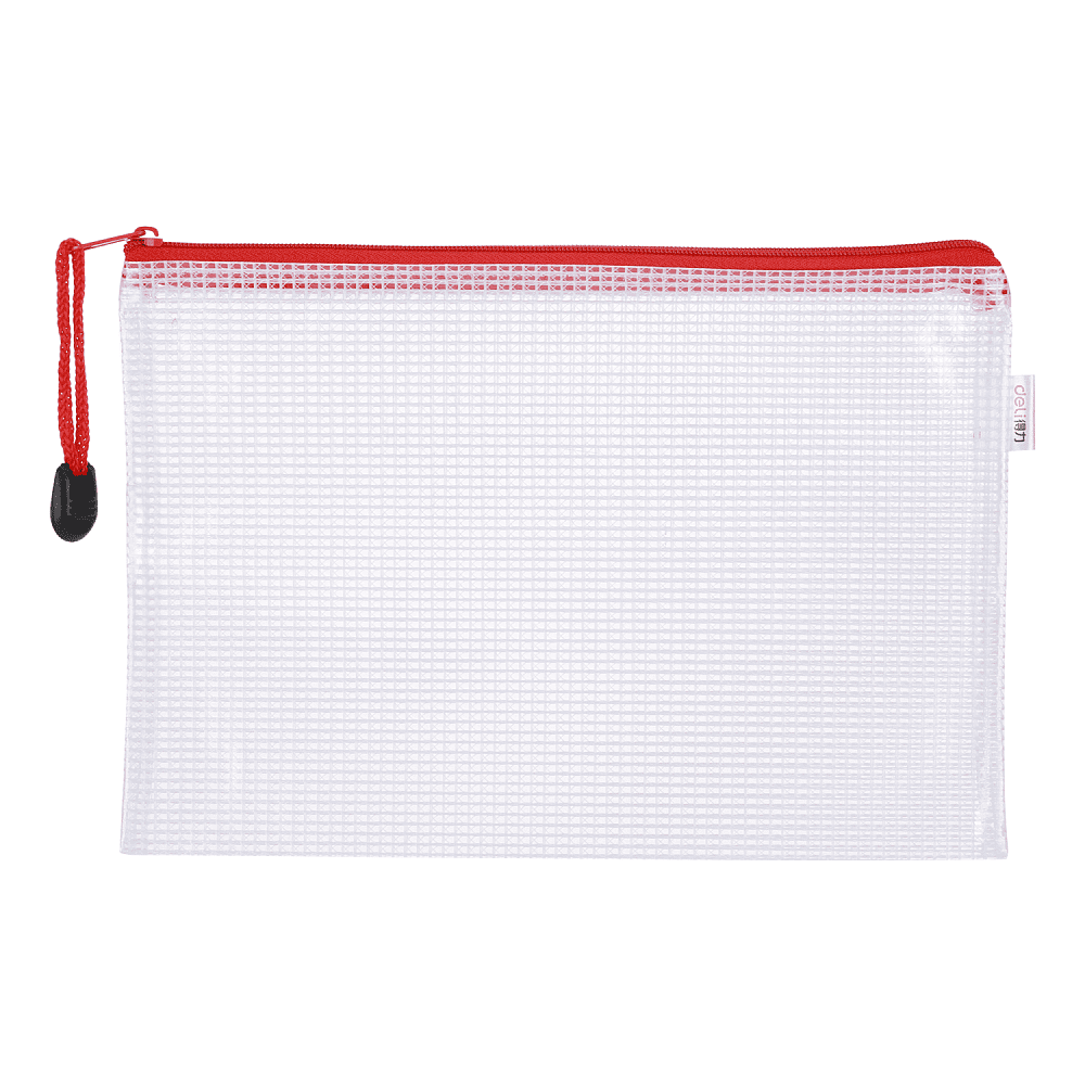 Папка конверт на молнии "Deli", А5, прозрачный - 3