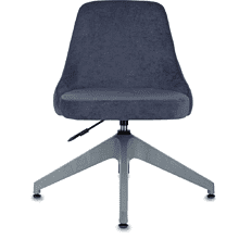 Кресло "Бюрократ CH-340GLZ", ткань, синий, каркас пластик, корпус серый