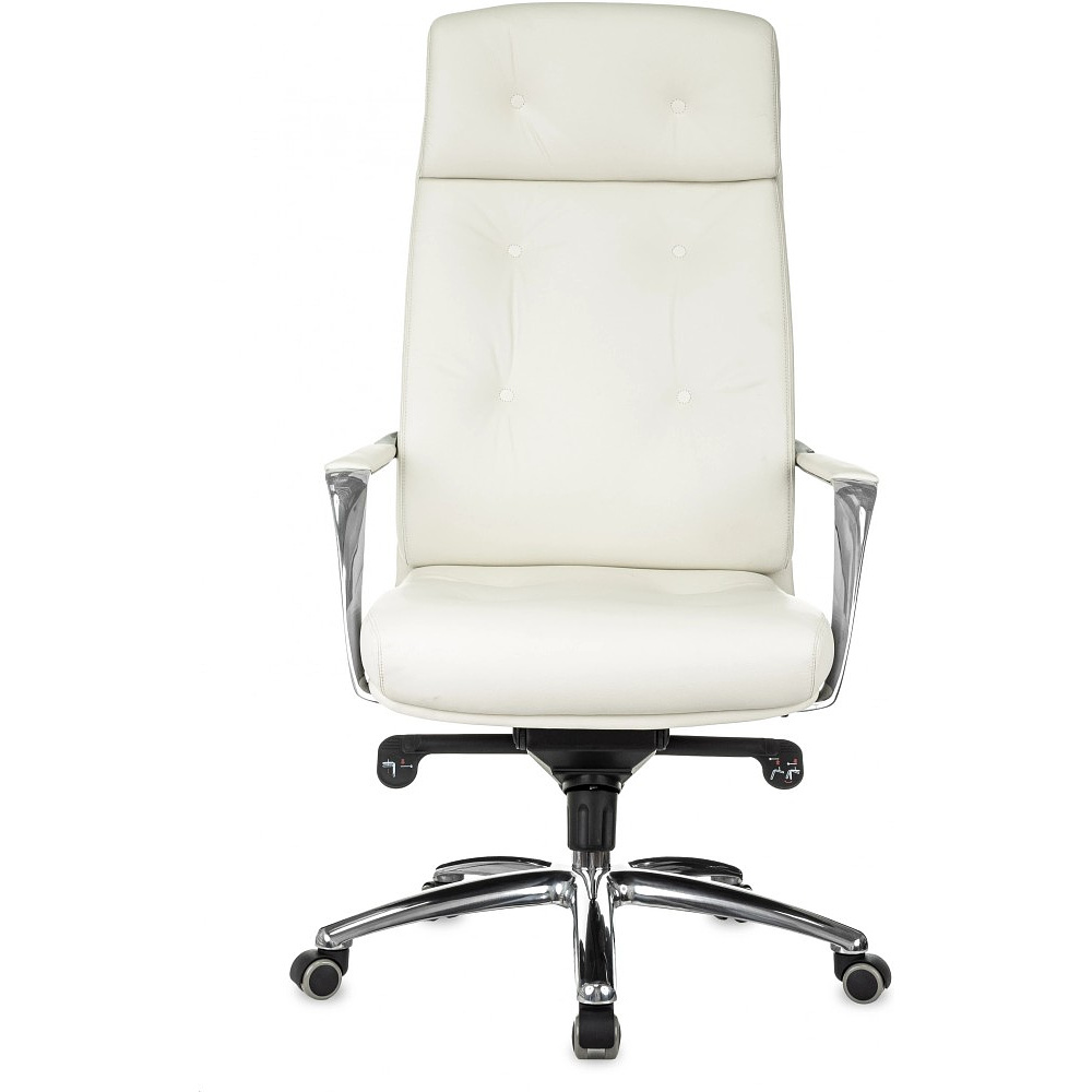 Кресло для руководителя Бюрократ DAO, кожа, белый - 2