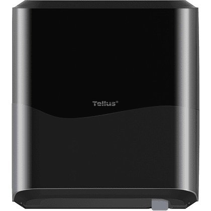 Диспенсер Tellus Matic, для полотенец в рулонах черный, HT1
